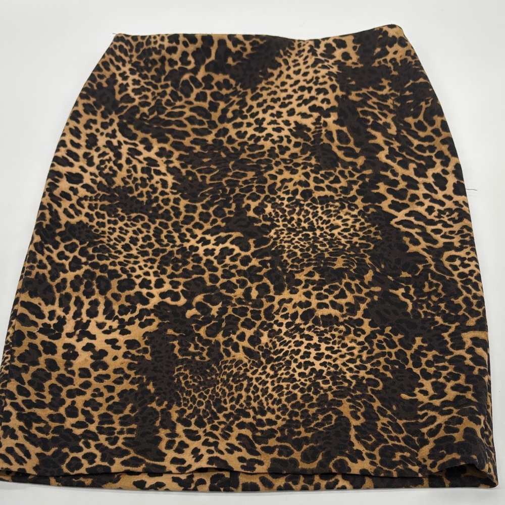 Grace Elements Animal Print Pencil Skirt sz XS